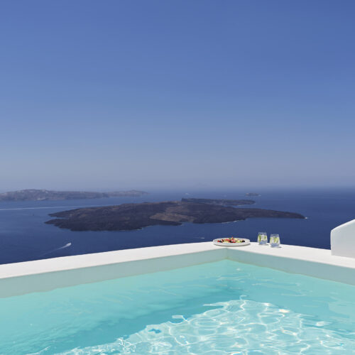 Luxury Santorini Escape – Katikies Chromata B&B for 2 – £3,000